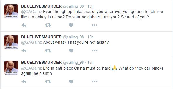 Anti-Black China accusation