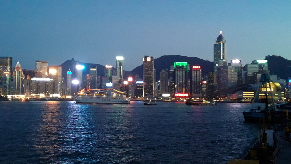 Victoria Harbour in Hong Kong