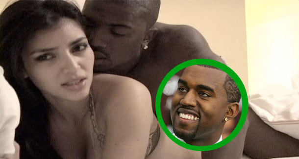 Kim Kardashian with Ray J