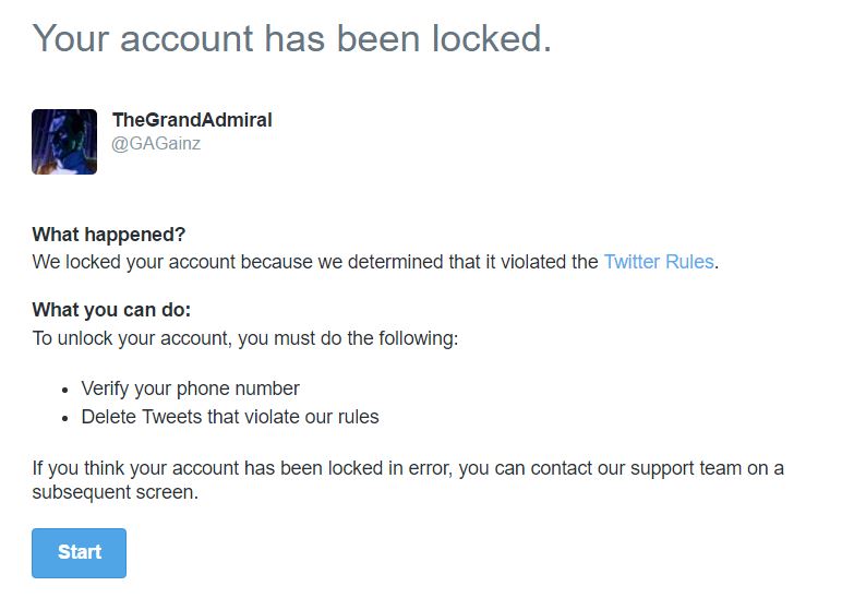 TheGrandAdmiral Locked Out of Twitter - General Quarters