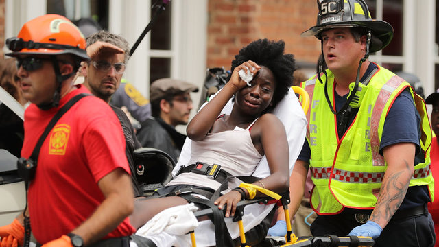 Black woman injured at Charlottesville counter protest