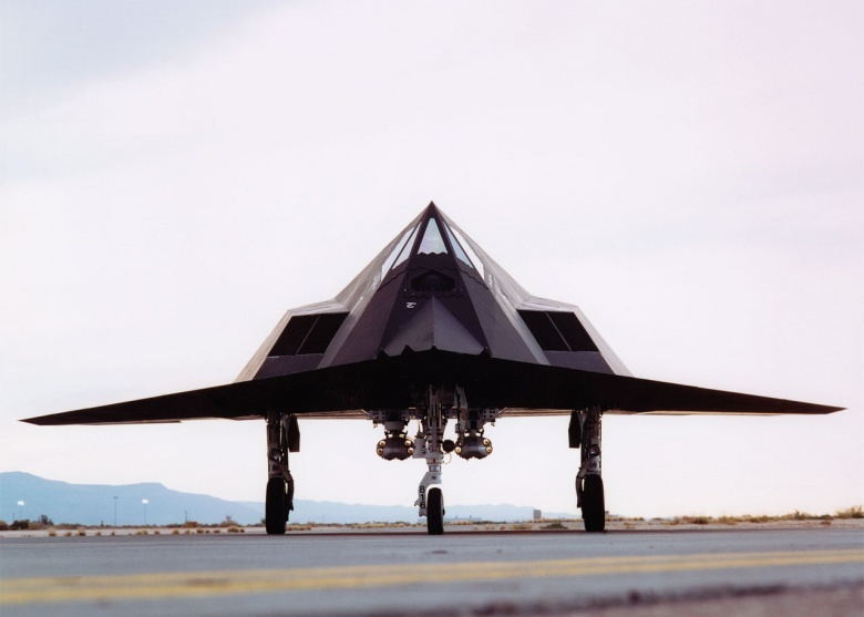 F-117A Nighthawk stealth fighter.