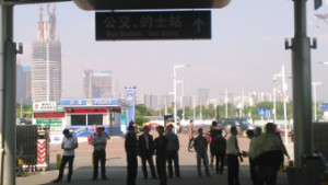 Shenzhen checkpoint, on the way to Guangzhou