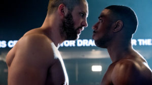 Creed II Adonis and Viktor face off