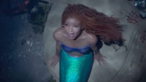Halle Bailey as Ariel, the Black Little Mermaid