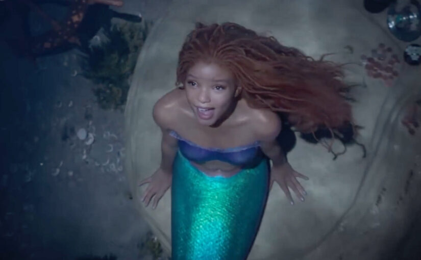 Halle Bailey as Ariel, the Black Little Mermaid